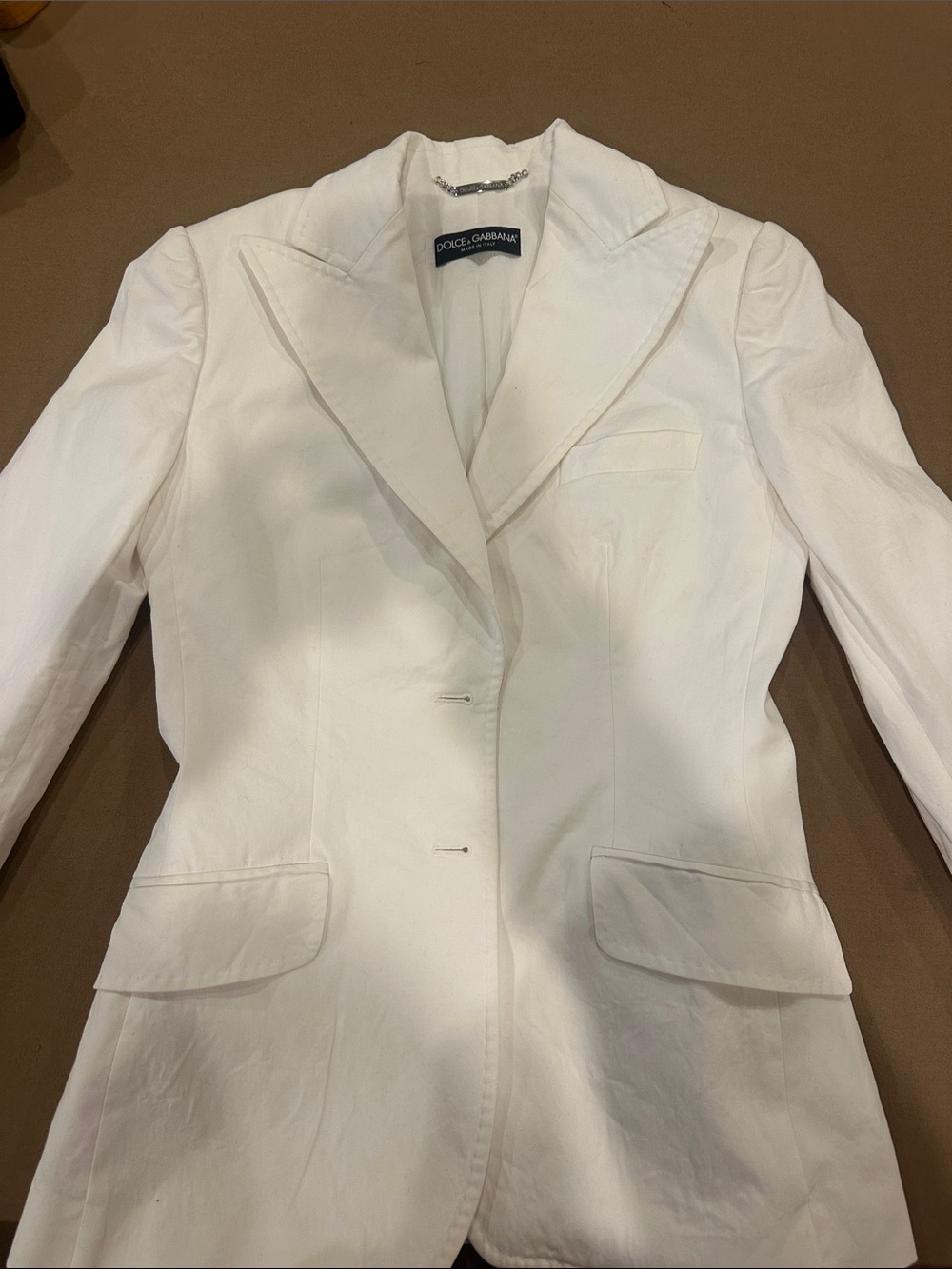 Dolce & Gabbana white Women's Tailored Blazer
